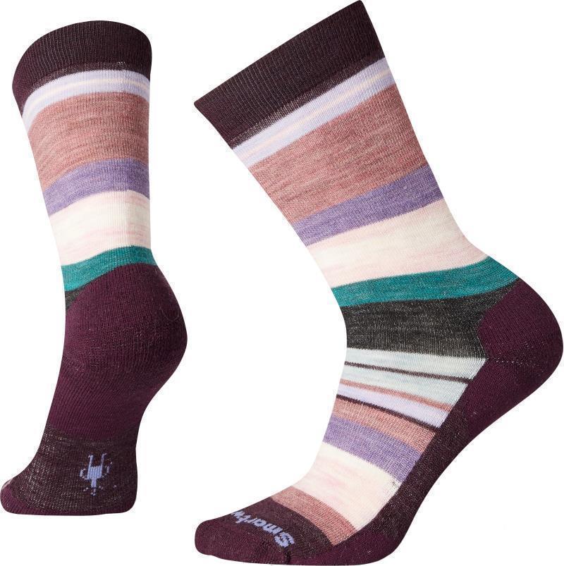 Everyday Saturnsphere Crew Socks - Womens - Bordeaux 1