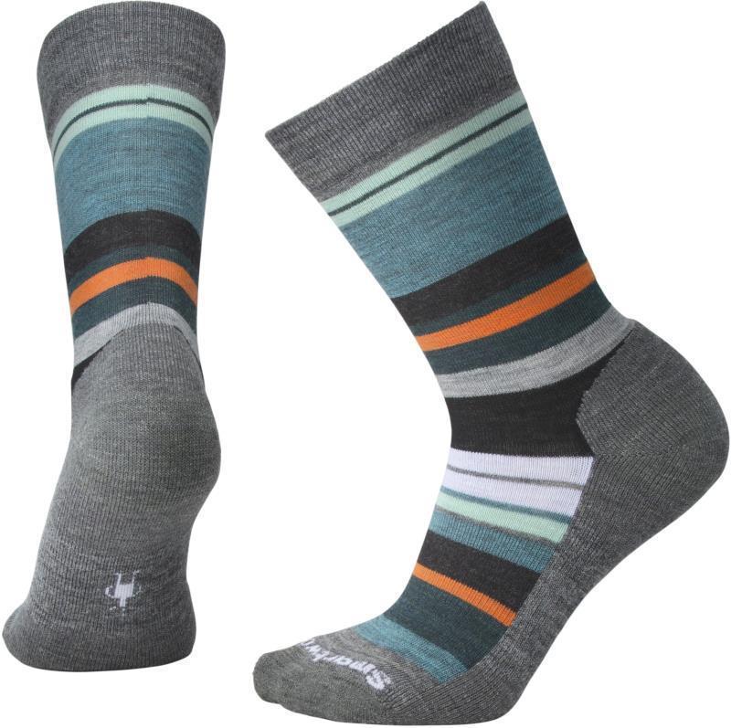 Everyday Saturnsphere Crew Socks - Womens - Medium Gray Heather 1