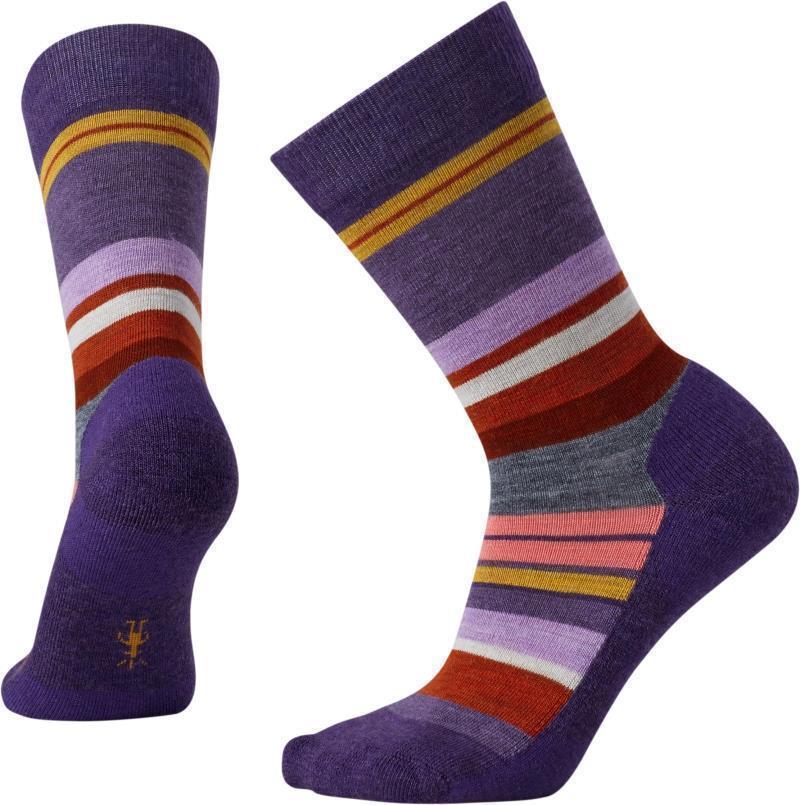 Everyday Saturnsphere Crew Socks - Womens - Mountain Purple Heather 1