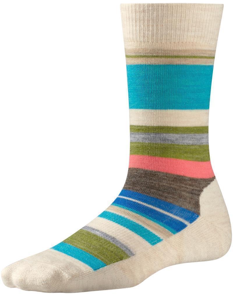 Everyday Saturnsphere Crew Socks - Womens - Natural Stripe 1