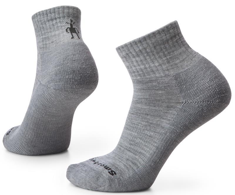 Everyday Solid Rib Ankle Socks - Unisex - Light Gray 1