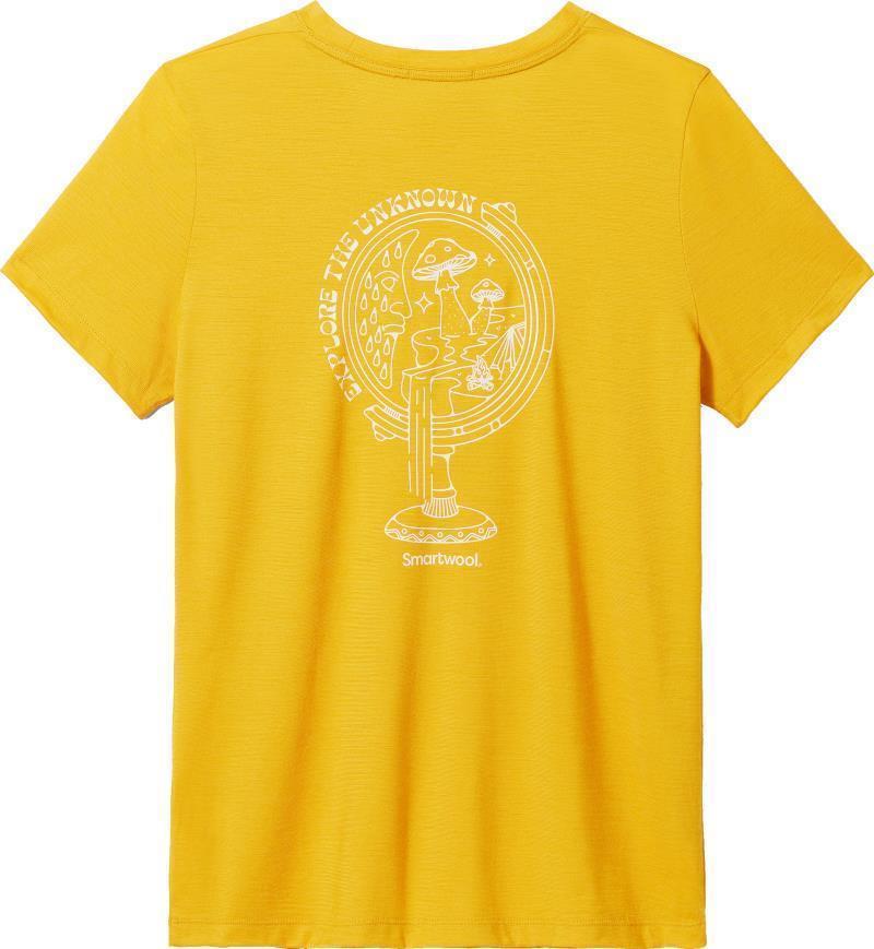 Explore The Unknown Graphic SS Tee - Womens - Honey Gold 2