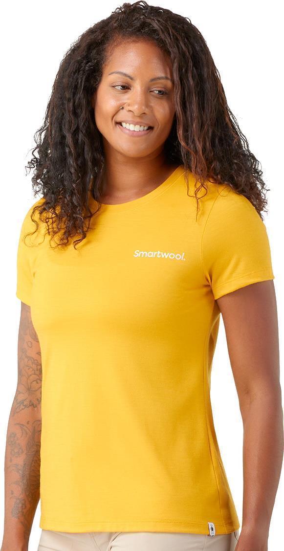 Explore The Unknown Graphic SS Tee - Womens - Honey Gold 3