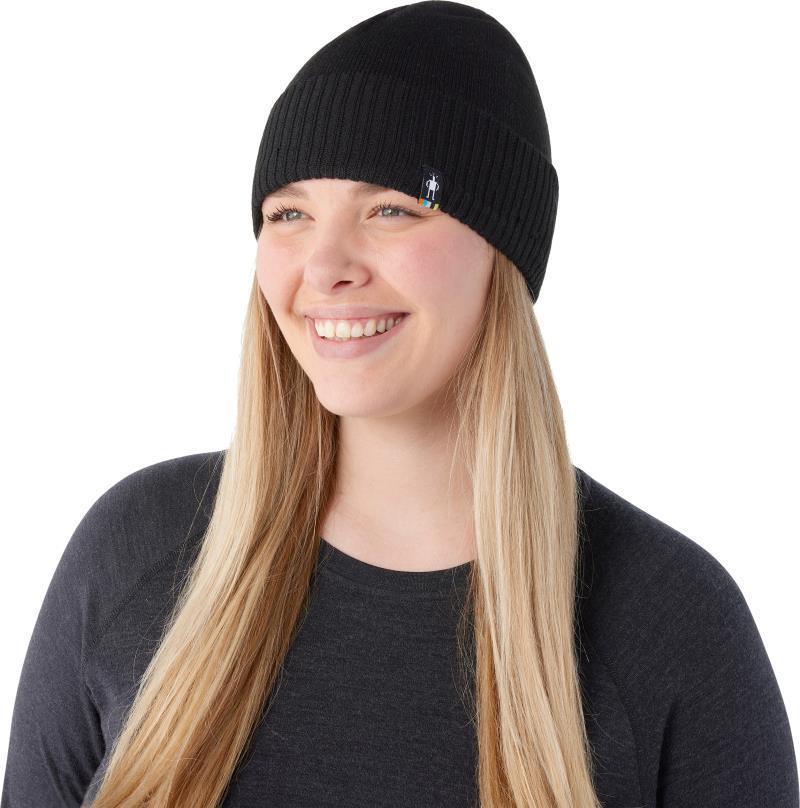 Fleece Lined Beanie - Black 2