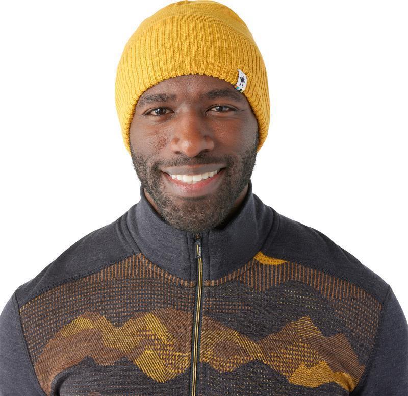 Fleece Lined Beanie - Honey Gold Heather 2