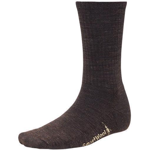 Heathered Rib Socks - Mens - Chestnut / Black 1
