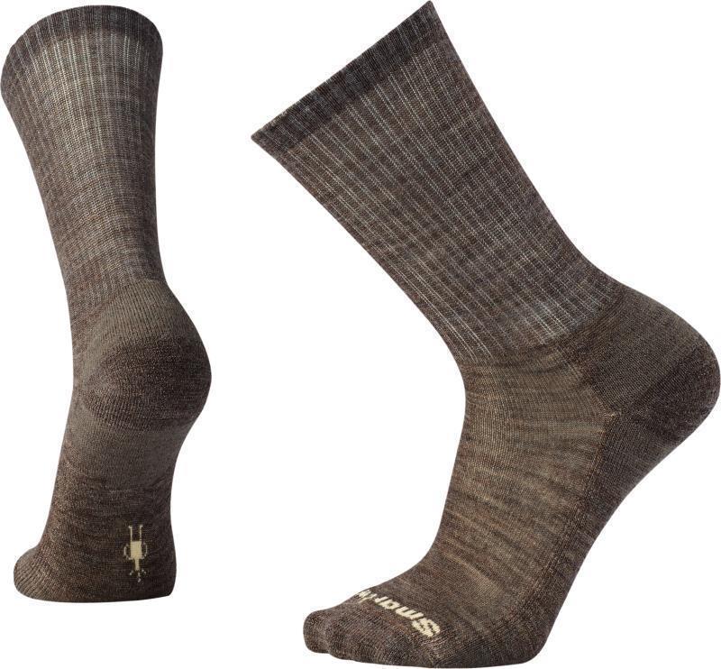 Heathered Rib Socks - Mens - Taupe 1