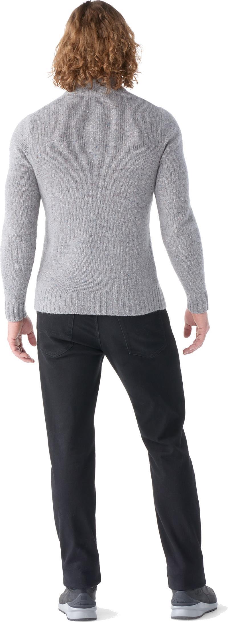 Heavy Henley Sweater - Mens - Light Gray Heather 3