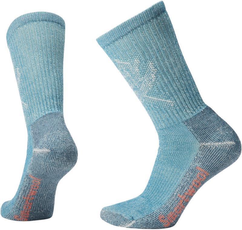 Hike Classic Edition Light Cushion Leaf Pattern Crew Socks - Womens - Twilight Blue 1