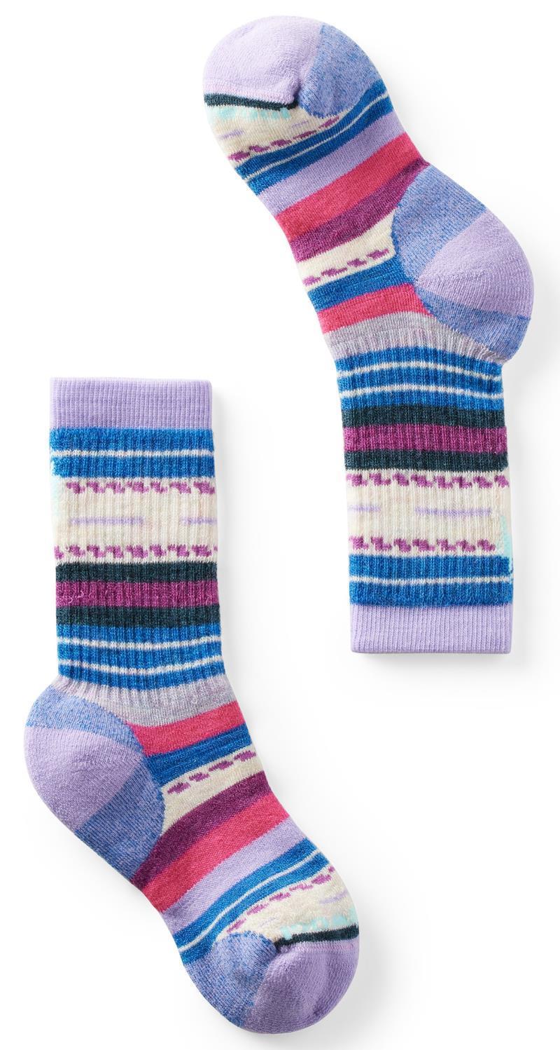 Hike Full Cushion Margarita Crew Socks - Kids - Ultra Violet 1