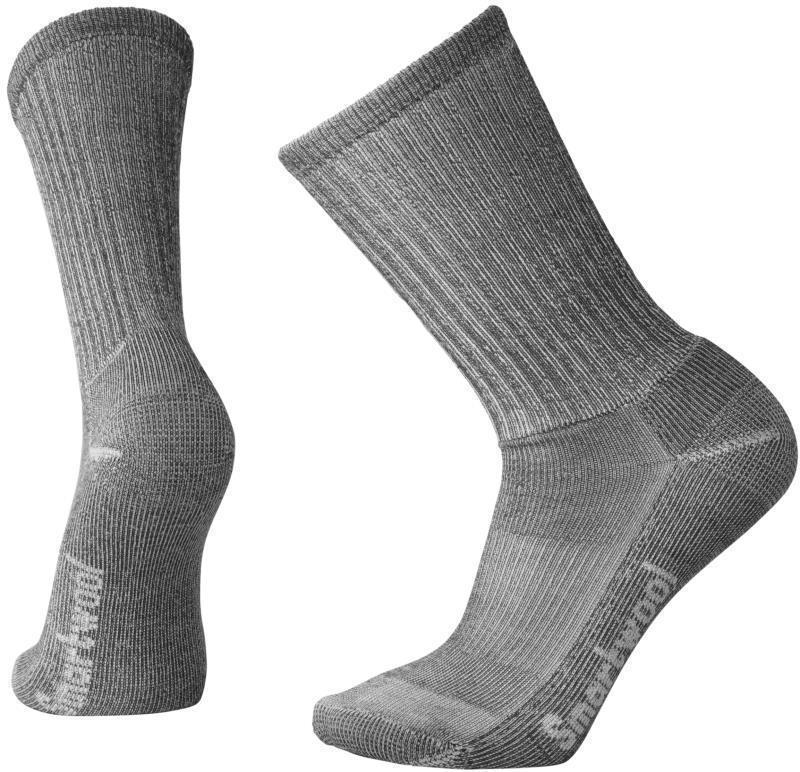 Hike Light Crew Socks - Unisex - Gray 1