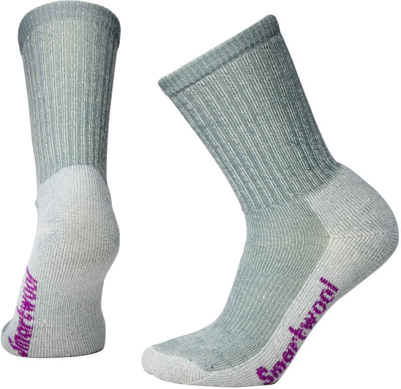 Hike Light Crew Socks - Womens - Light Gray 1