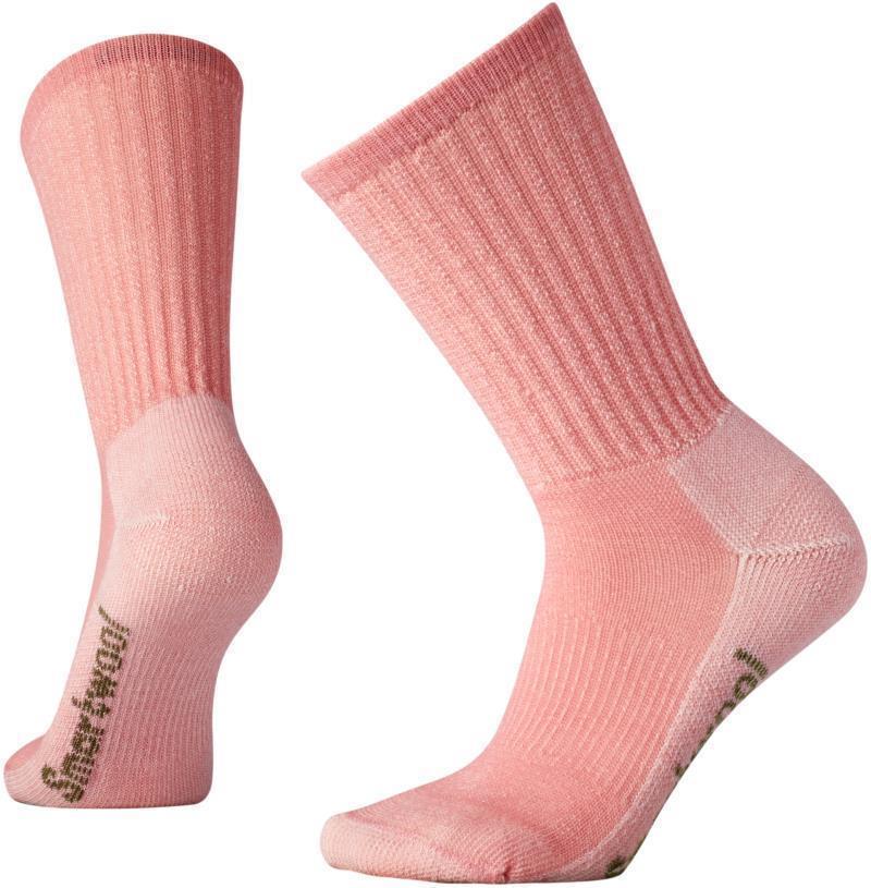Hike Light Crew Socks - Womens - Mineral Pink 1
