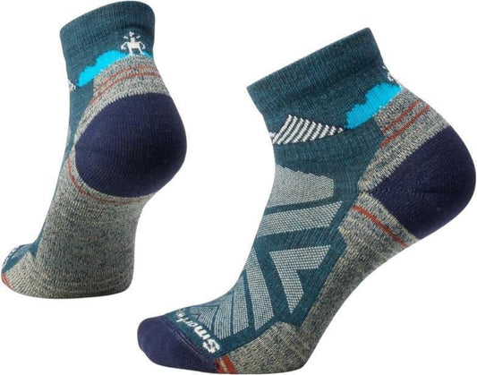 Hike Light Cushion Clear Canyon Pattern Ankle Socks - Womens - Twilight Blue 1