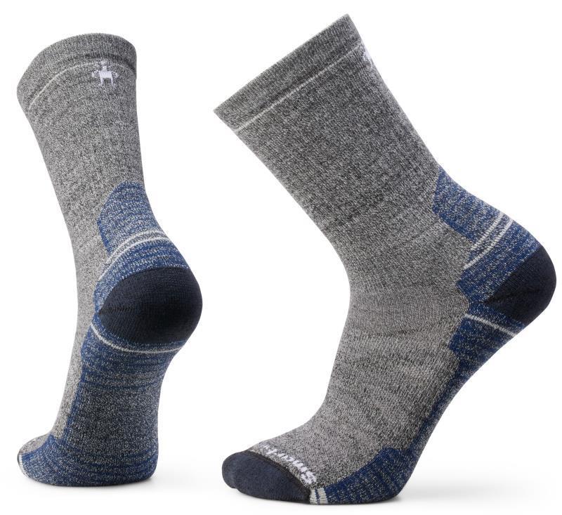 Hike Light Cushion Crew Socks - Mens - Ash / Charcoal 1
