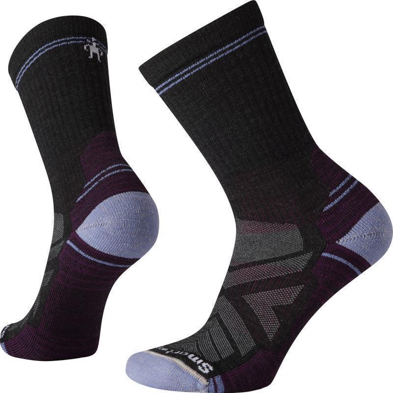 Hike Light Cushion Crew Socks - Womens - Charcoal 1