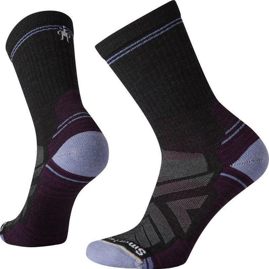 Hike Light Cushion Crew Socks - Womens - Charcoal 1