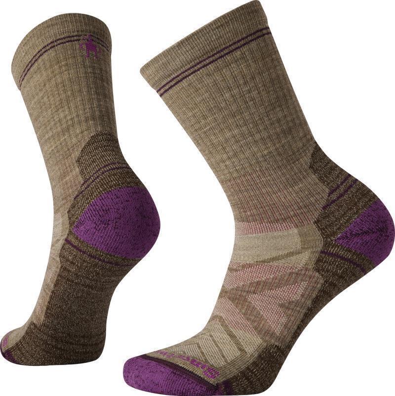 Hike Light Cushion Crew Socks - Womens - Fossil 1