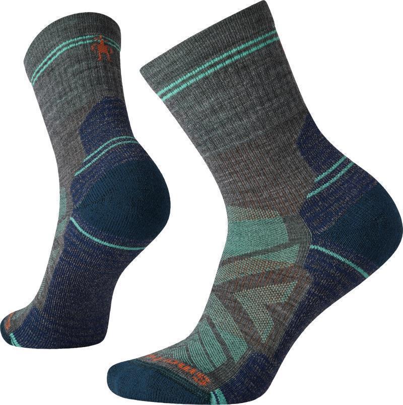 Hike Light Cushion Mid Crew Socks - Womens - Medium Gray 1