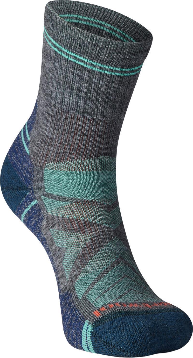 Hike Light Cushion Mid Crew Socks - Womens - Medium Gray 2