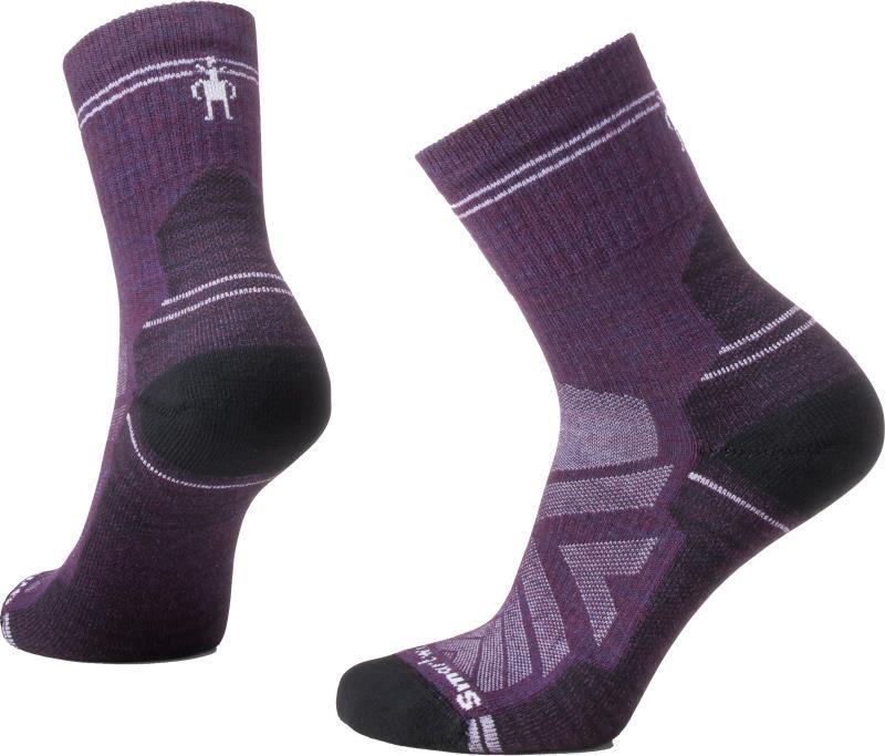 Hike Light Cushion Mid Crew Socks - Womens - Purple Iris 1