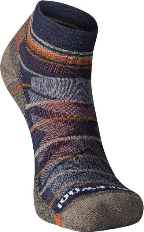 Hike Light Cushion Pattern Ankle Socks - Mens - Deep Navy 1