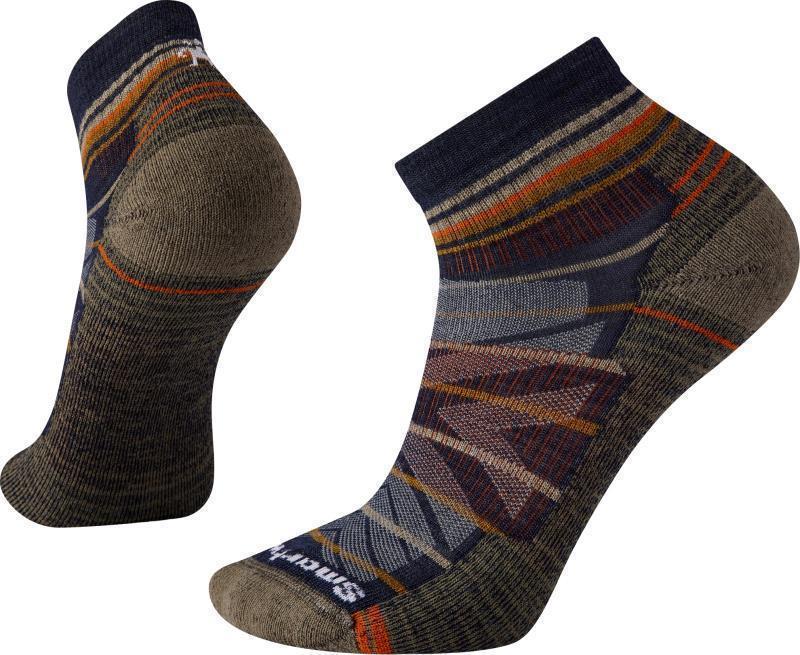Hike Light Cushion Pattern Ankle Socks - Mens - Deep Navy 2