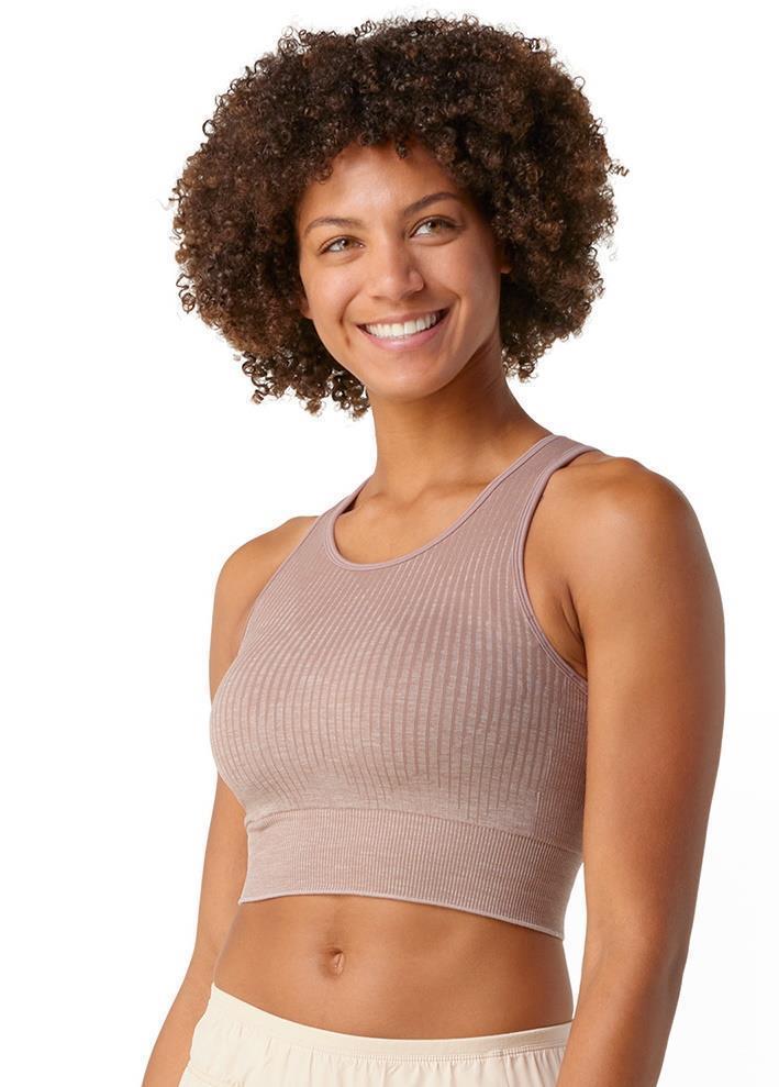 Intraknit Crop Bra - Sandstone 2