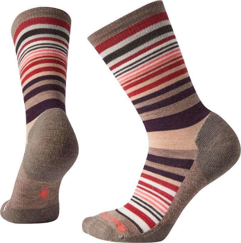 Jovian Stripe Crew Socks - Womens - Fossil 1