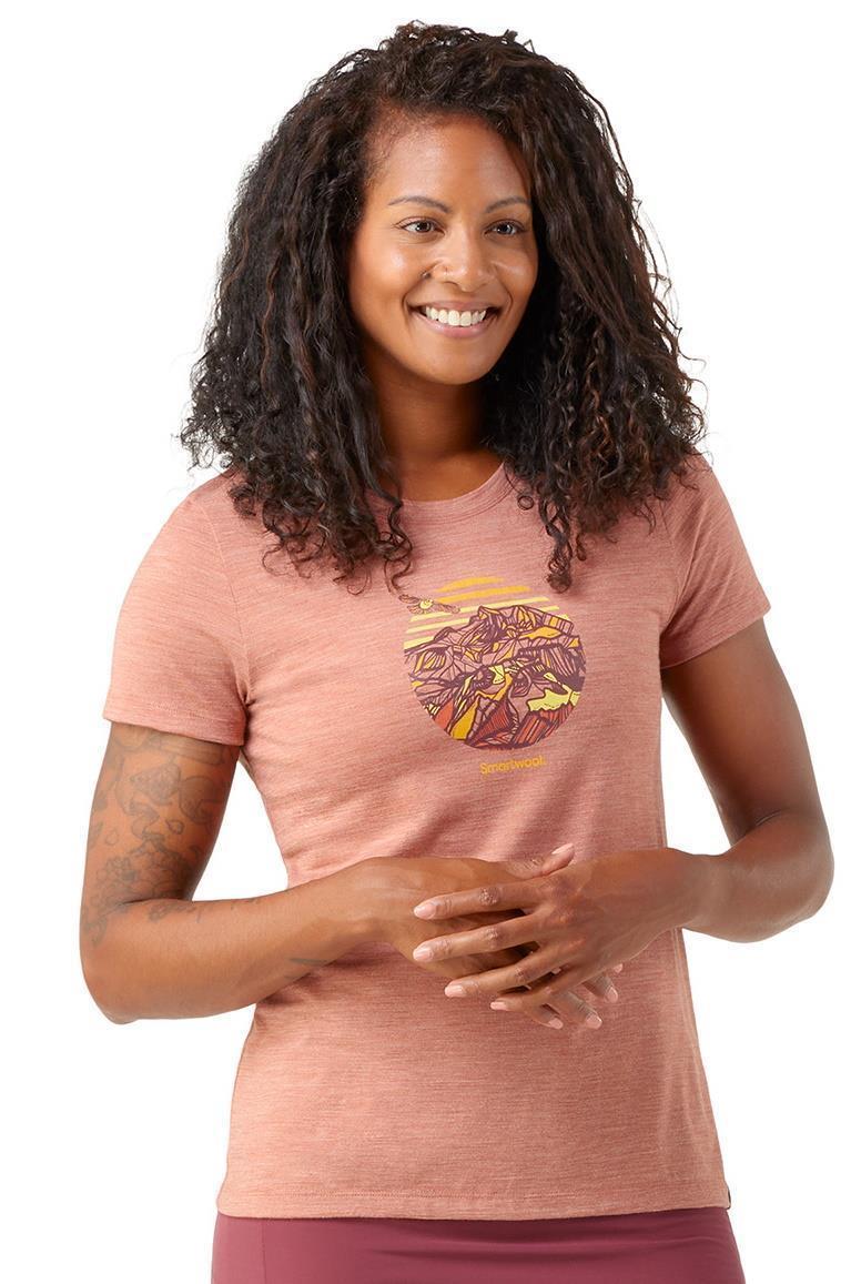 Kate Zessel Whistler Graphic SS Tee - Womens - Copper Heather 2