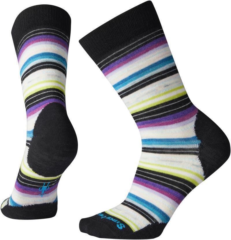 Margarita Socks - Womens - Black / Meadow Mauve Heather 1