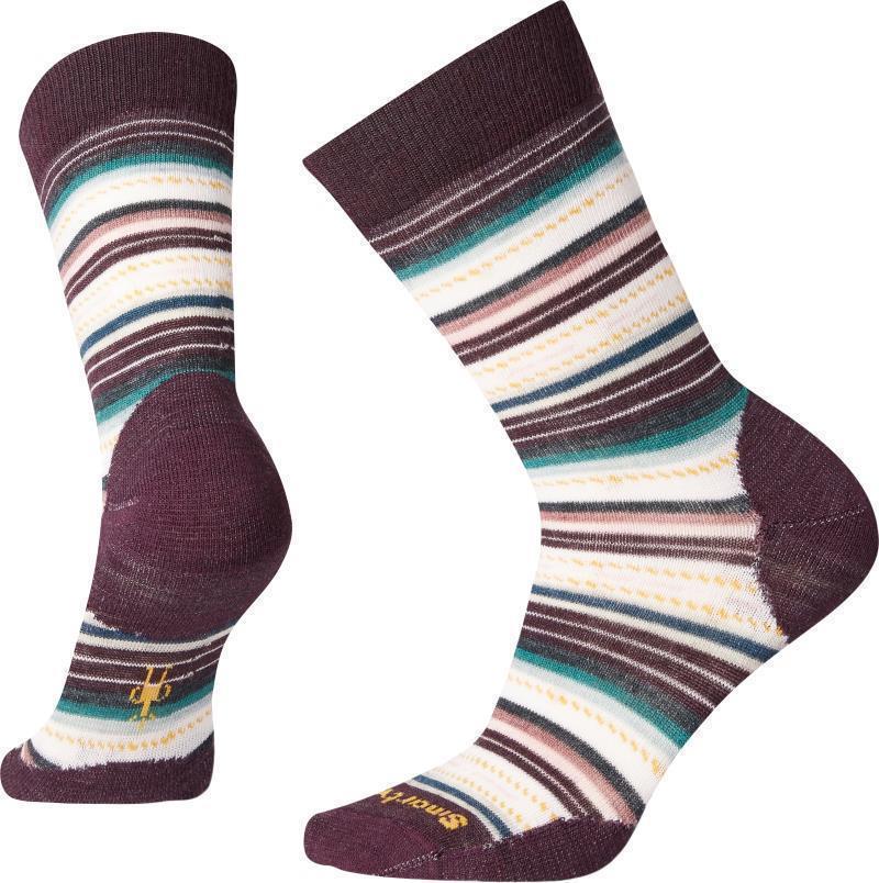 Margarita Socks - Womens - Bordeaux 1
