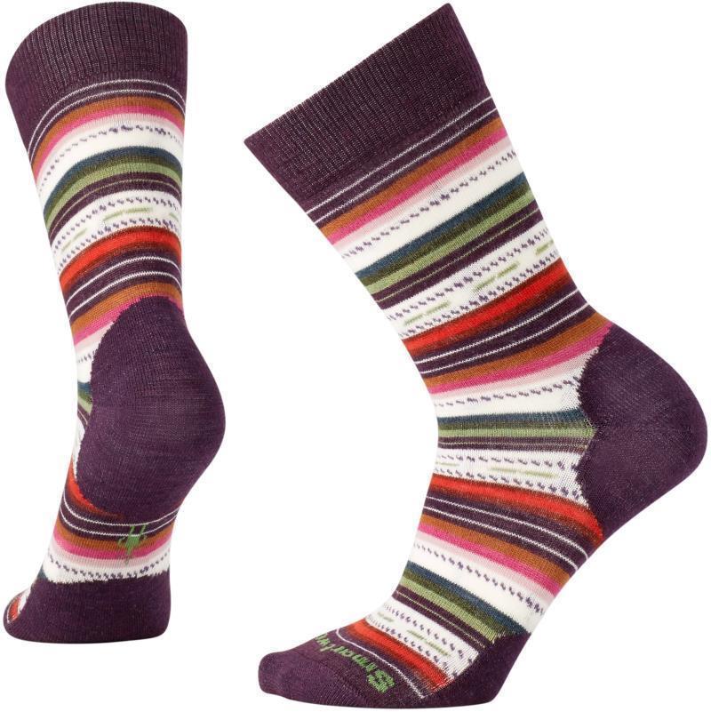 Margarita Socks - Womens - Bordeaux Heather 1