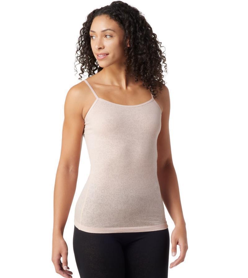 Merino (150) Lace Tank - Womens - Peach Whip 2