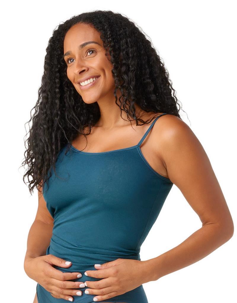 Merino (150) Lace Tank - Womens - Twilight Blue 2