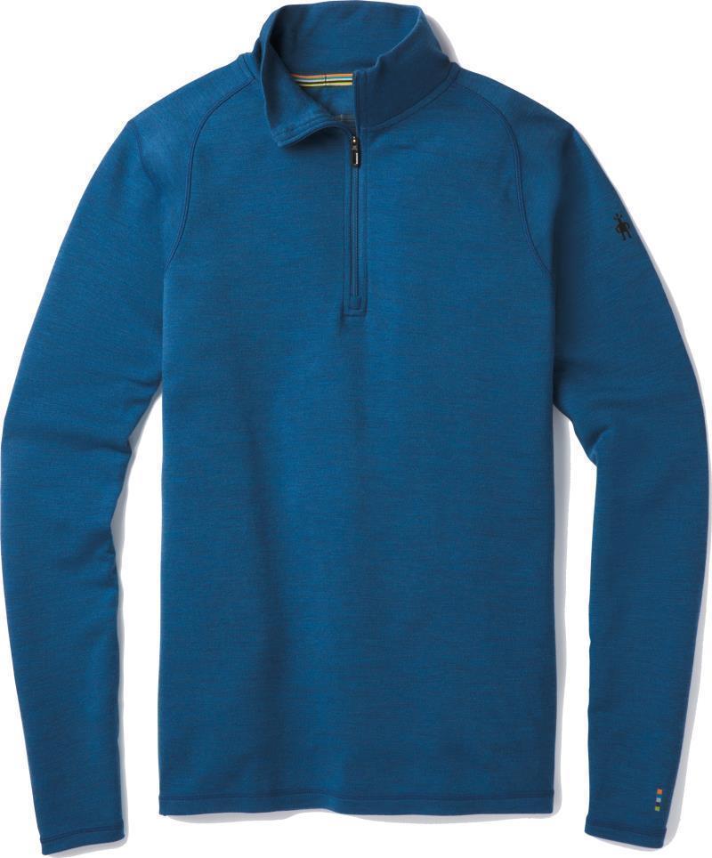 Merino 250 Baselayer 1/4 Zip - Mens - Bright Cobalt Heather 1