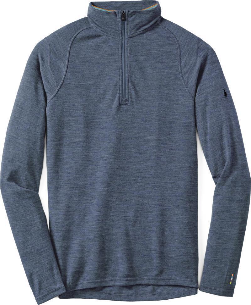 Merino 250 Baselayer 1/4 Zip - Mens - Dark Blue Steel Heather 1
