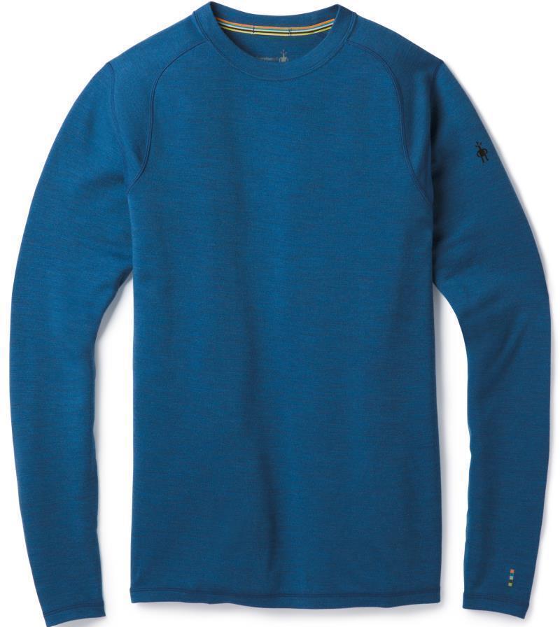 Merino 250 Baselayer Crew - Mens - Bright Cobalt Heather 1