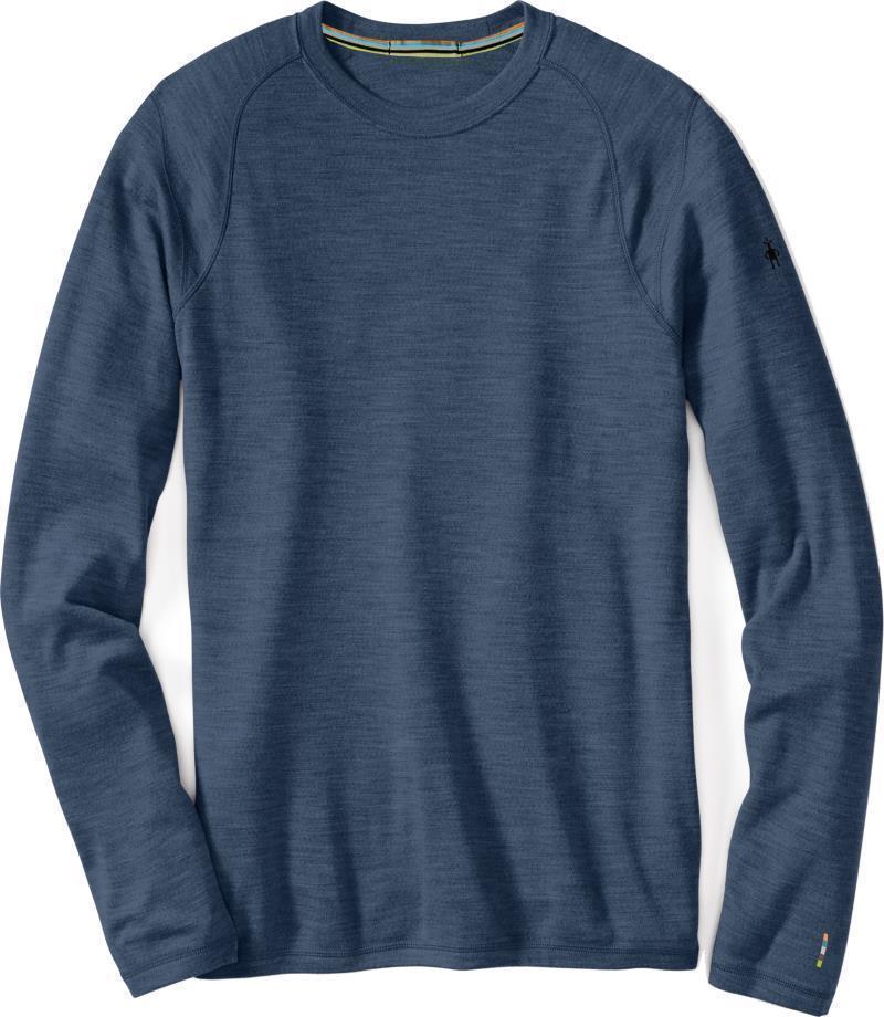 Merino 250 Baselayer Crew - Mens - Dark Blue Steel Heather 1