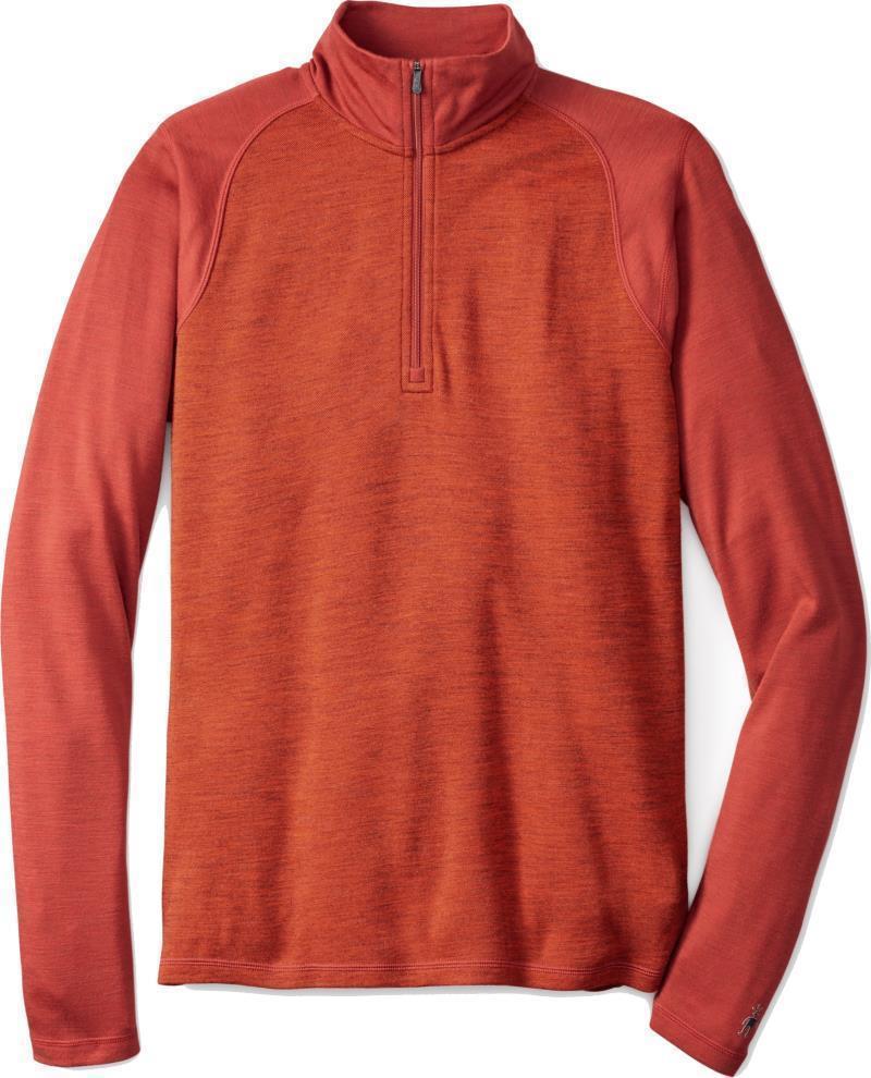 Merino 250 Baselayer Pattern 1/4 Zip - Mens - Moab Rust Heather 1