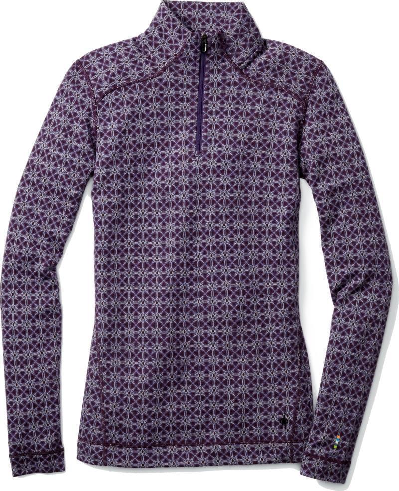 Merino 250 Baselayer Pattern 1/4 Zip - Womens - Blue Ice 1