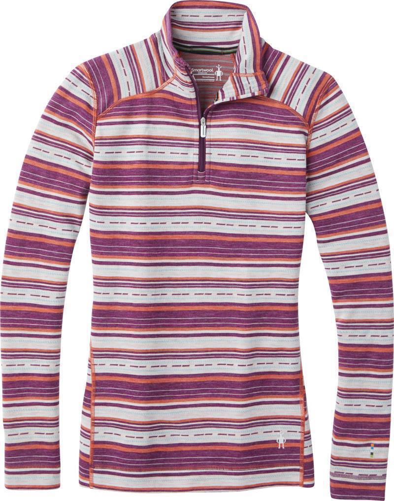 Merino 250 Baselayer Pattern 1/4 Zip - Womens - Habanero Margarita 1