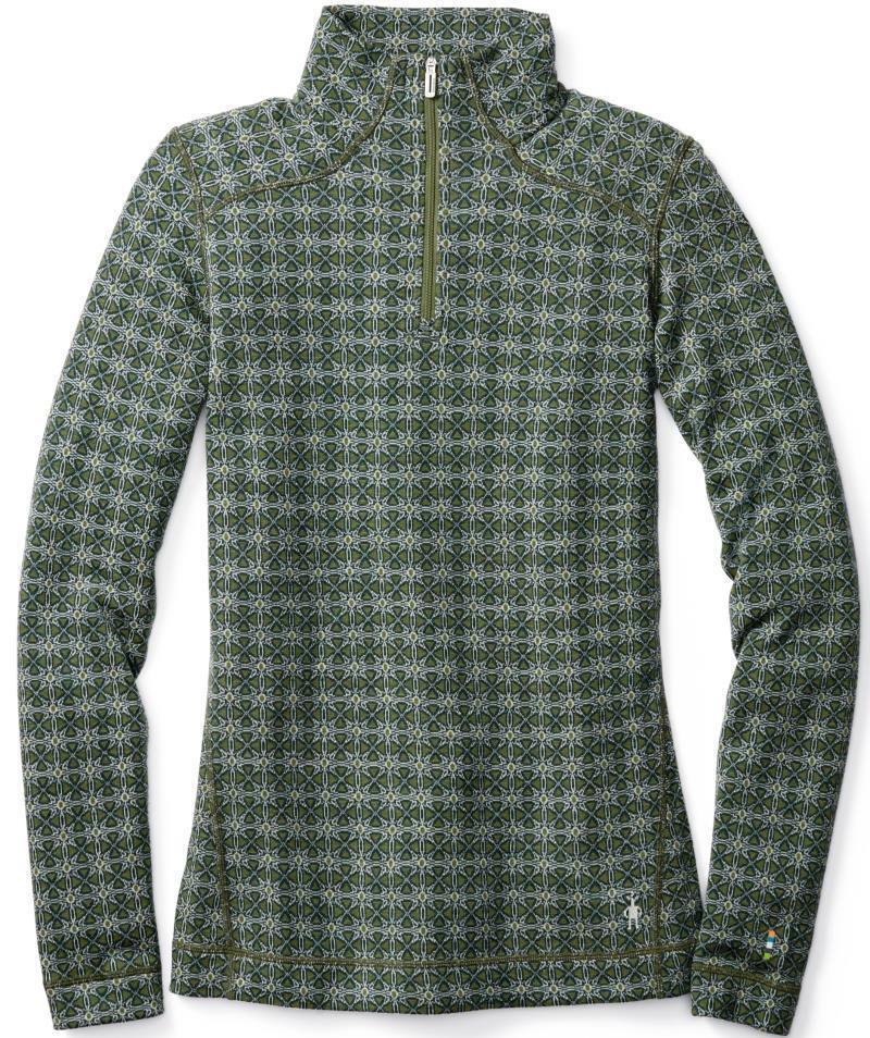 Merino 250 Baselayer Pattern 1/4 Zip - Womens - Lochness 1