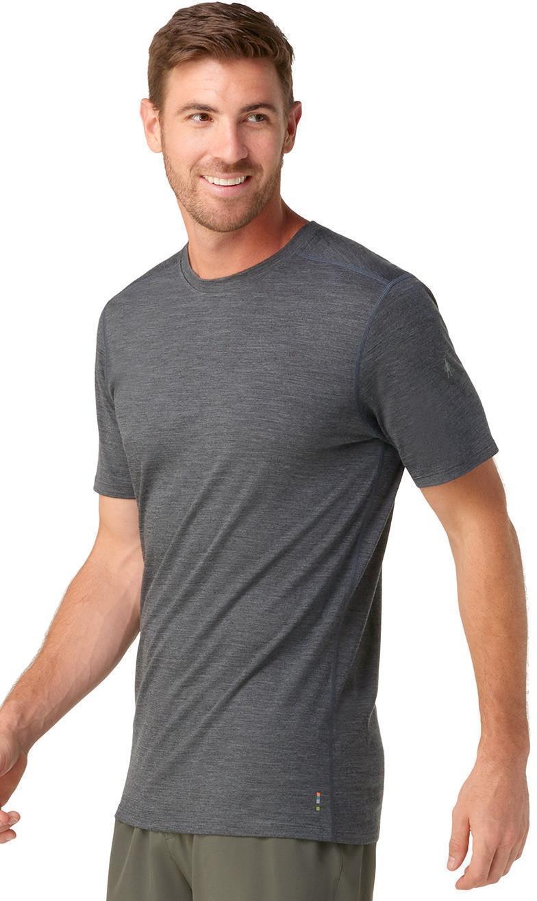 Merino SS Tee - Mens - Iron Heather 2
