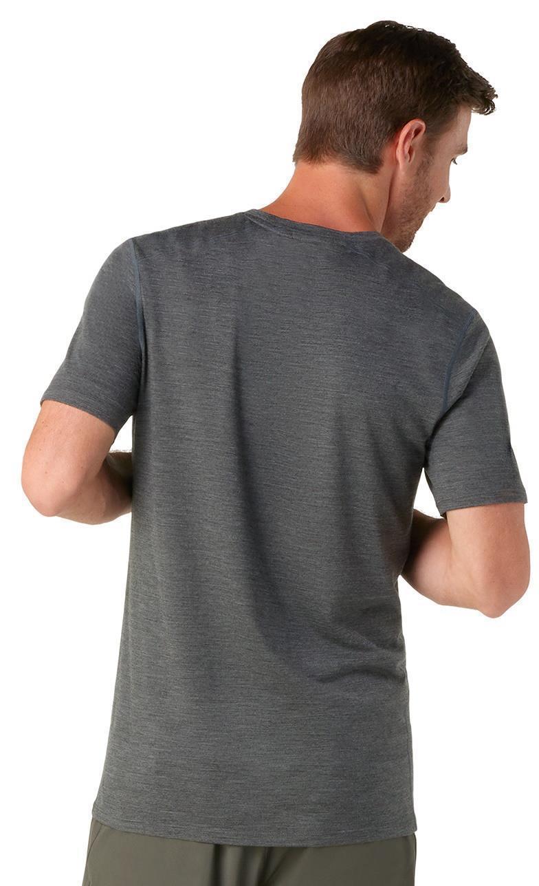 Merino SS Tee - Mens - Iron Heather 3