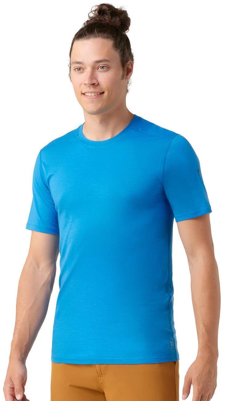 Merino SS Tee - Mens - Laguna Blue 2