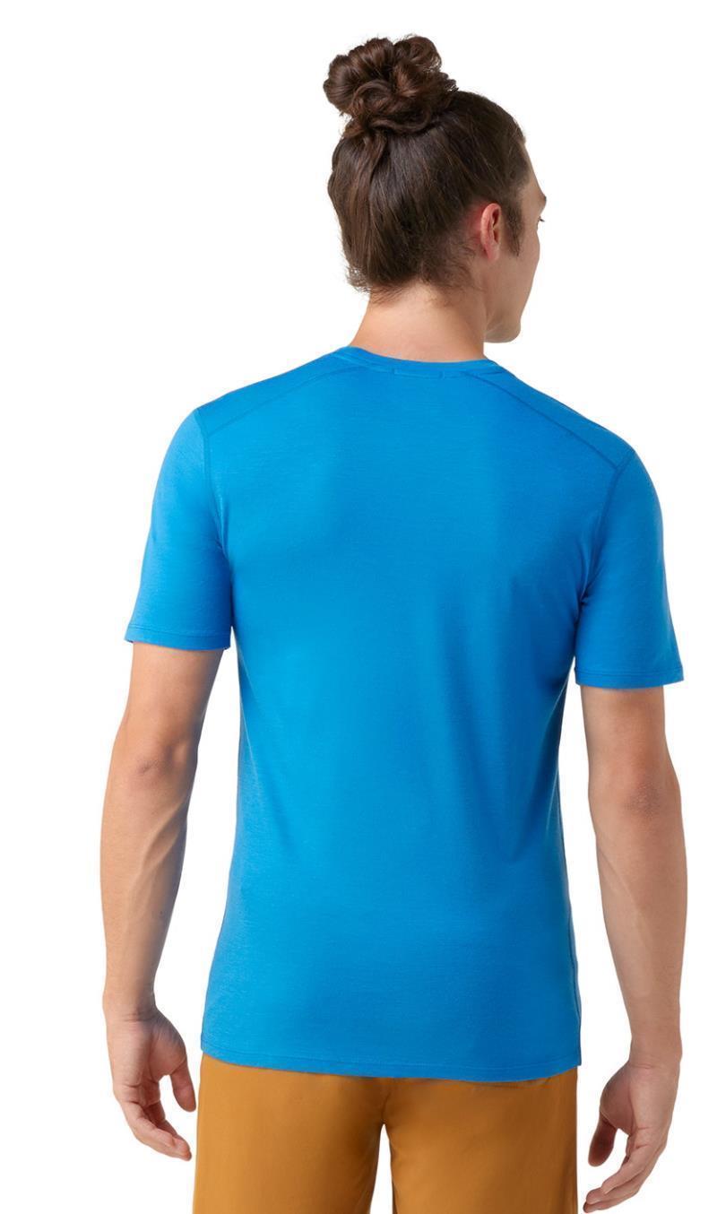 Merino SS Tee - Mens - Laguna Blue 3