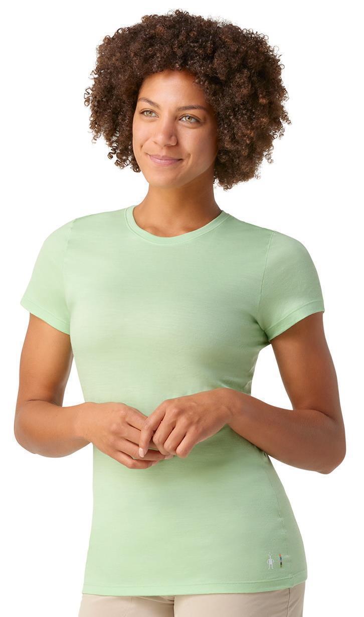 Merino SS Tee - Womens - Pistachio 2