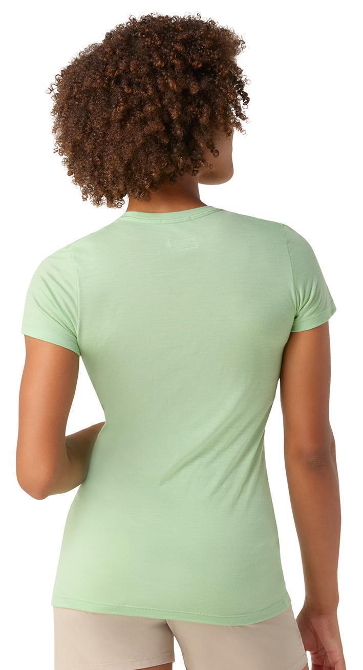 Merino SS Tee - Womens - Pistachio 3