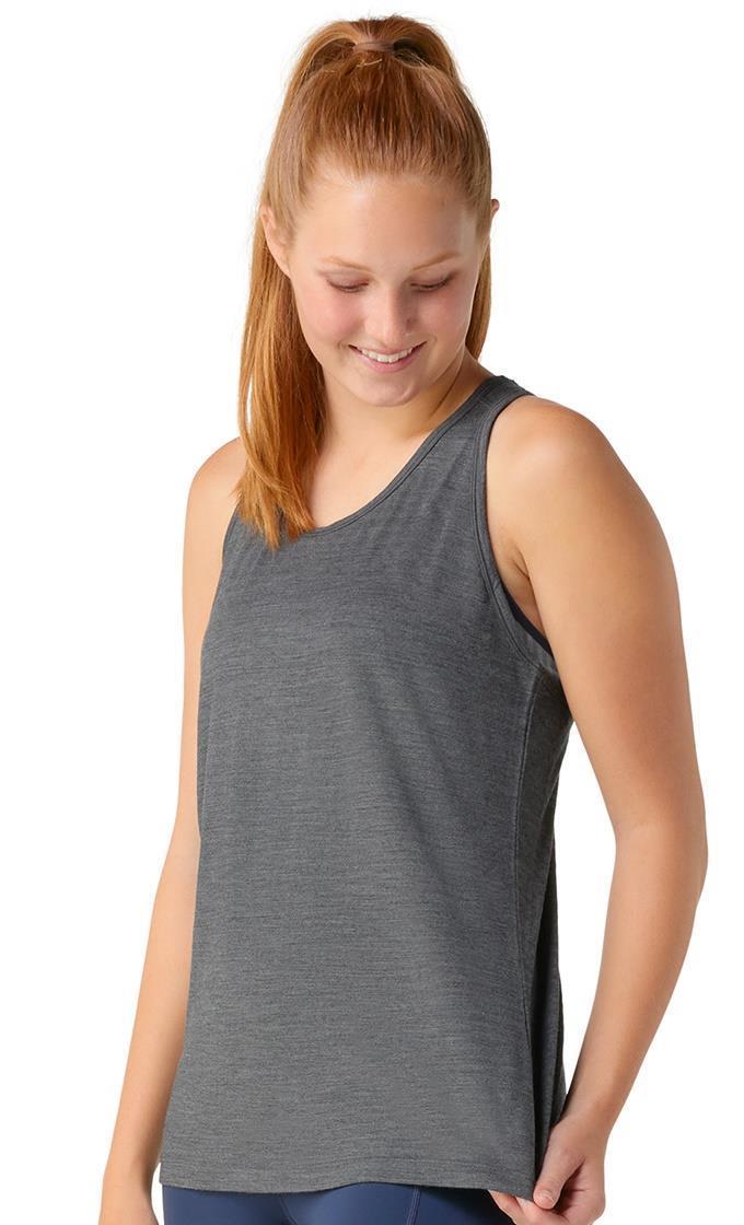Merino Sport 150 Tank - Womens - Charcoal Heather 2